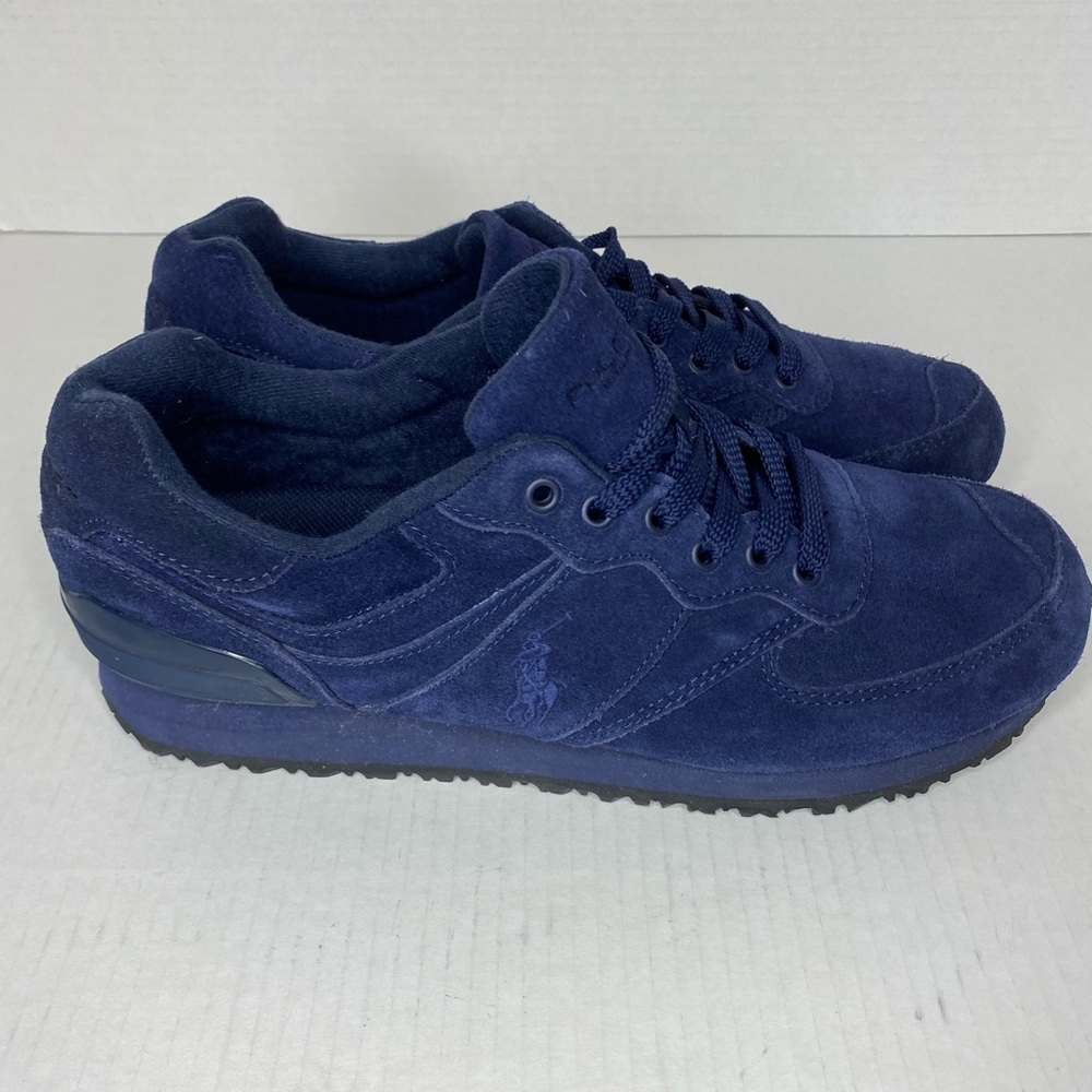 Polo Sport blue suede running shoes 11D